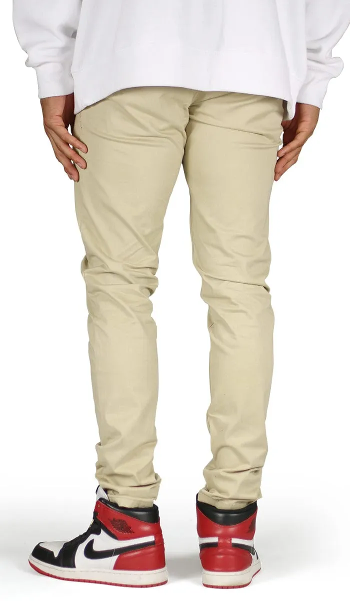 Khaki Skater Chino Pants sold by Hyper Denim product image thumbnail 5