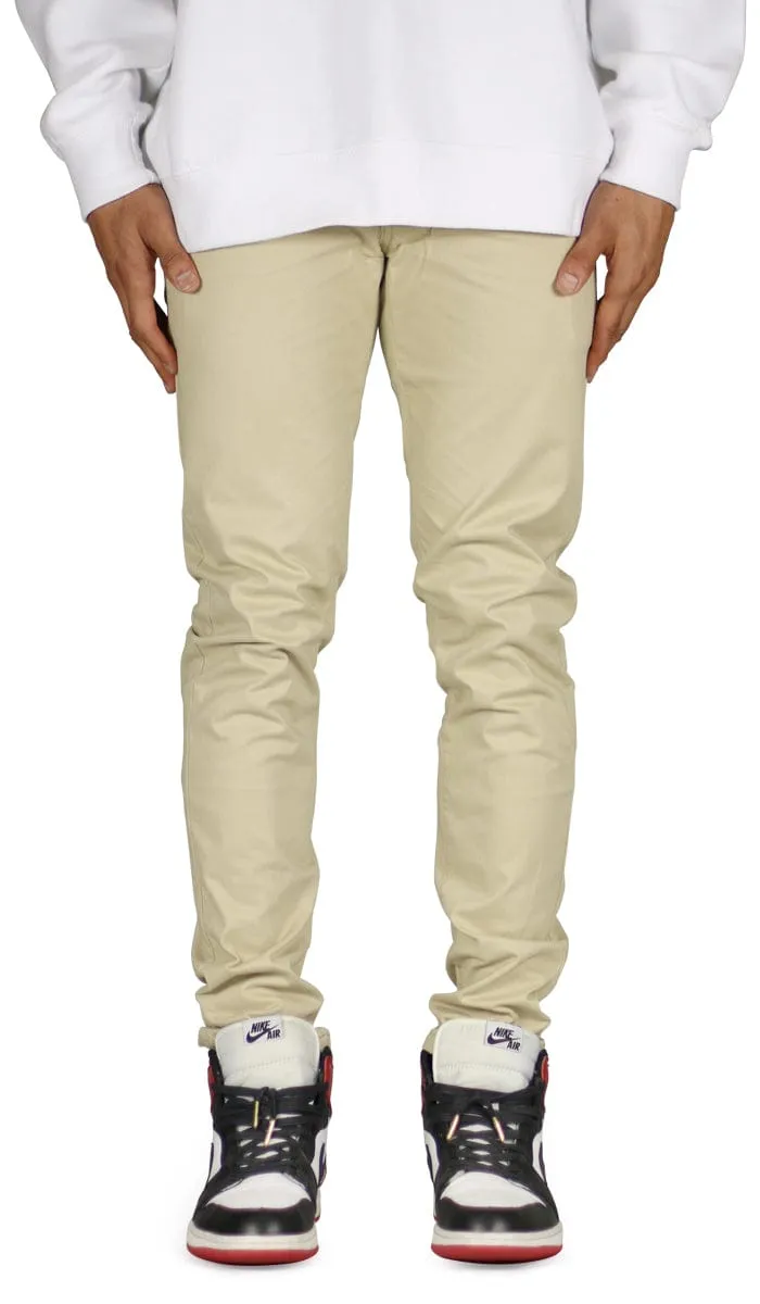 Khaki Skater Chino Pants sold by Hyper Denim