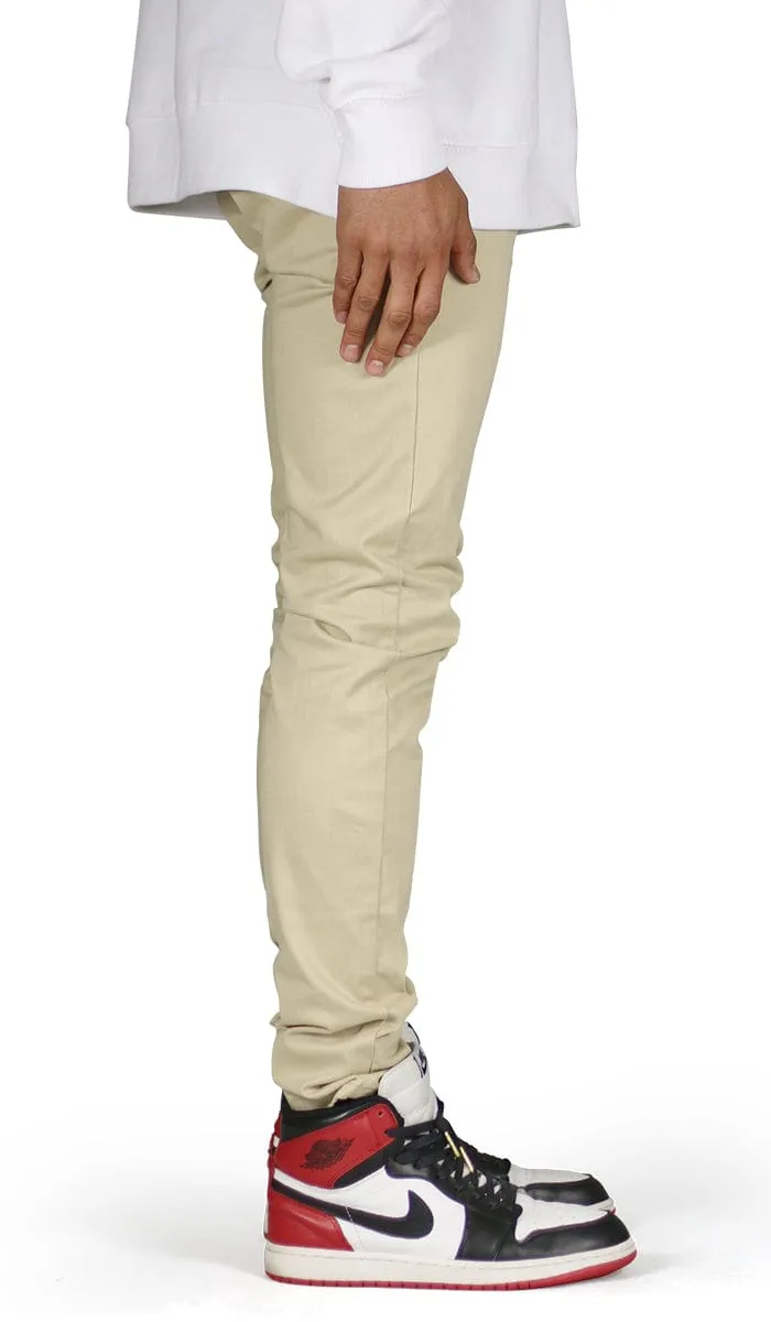 Khaki Skater Chino Pants sold by Hyper Denim product image thumbnail 3
