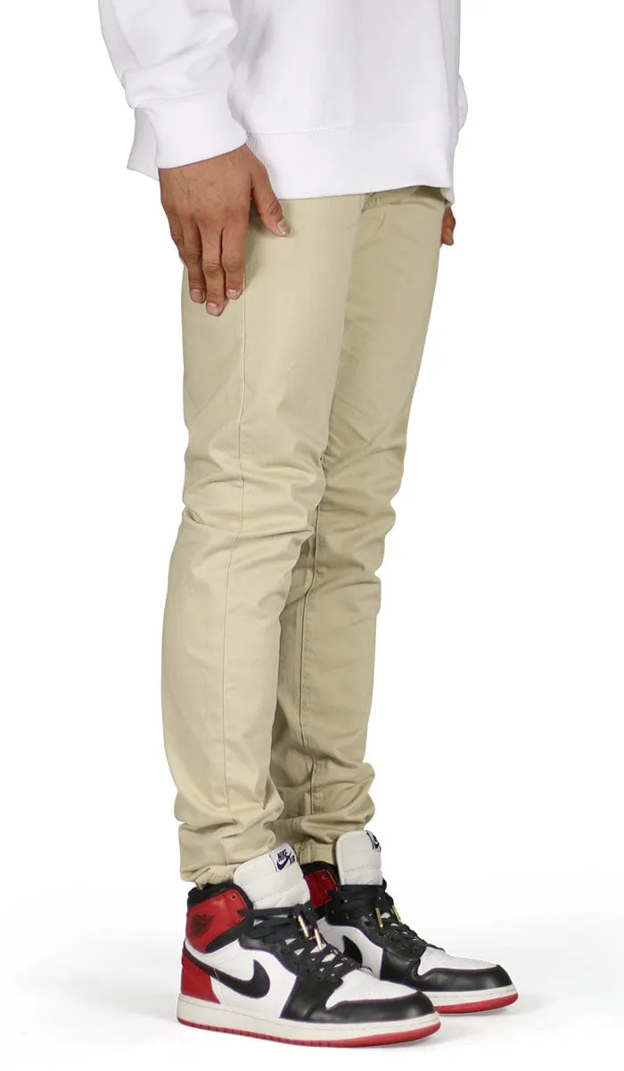 Khaki Skater Chino Pants sold by Hyper Denim product image thumbnail 2