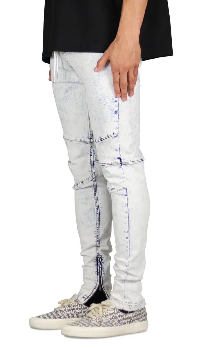 Bleach Blue Gnu Zipper Jeans sold by Hyper Denim product image thumbnail 2