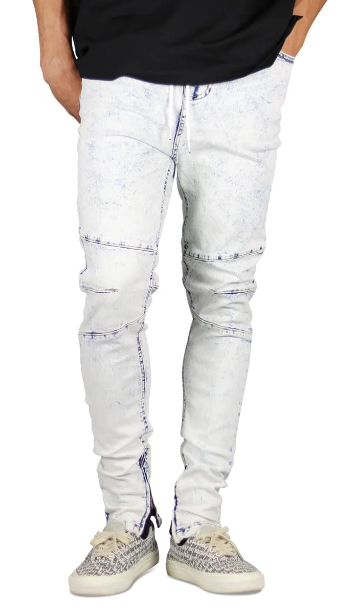 Bleach Blue Gnu Zipper Jeans sold by Hyper Denim product image thumbnail 5