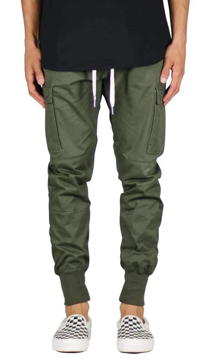 Olive Cargo Joggers sold by Hyper Denim