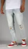 LT.Blue Crop Jeans sold by Hyper Denim