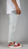 LT.Blue Crop Jeans sold by Hyper Denim