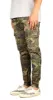 Olive Camo Cool Nylon Zipper Pants sold by Hyper Denim