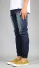 DK Blue Drop Crotch Denim Joggers sold by Hyper Denim