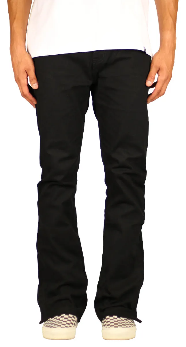 Jet Black Flare Pants sold by Hyper Denim