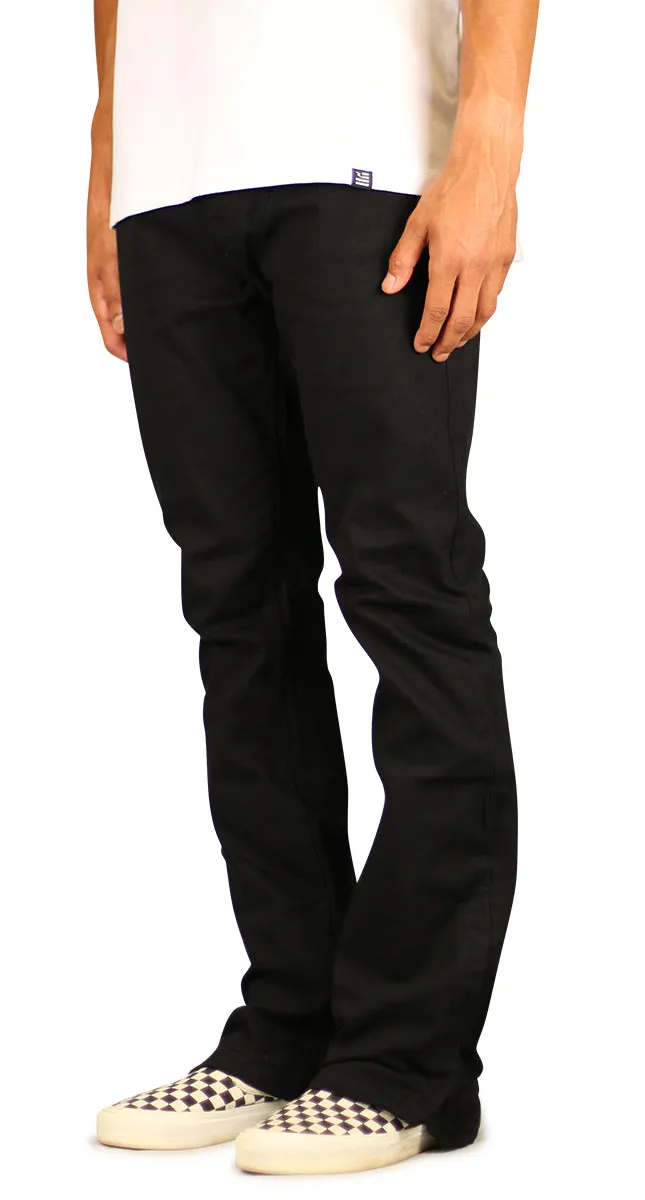 Jet Black Flare Pants sold by Hyper Denim product image thumbnail 2