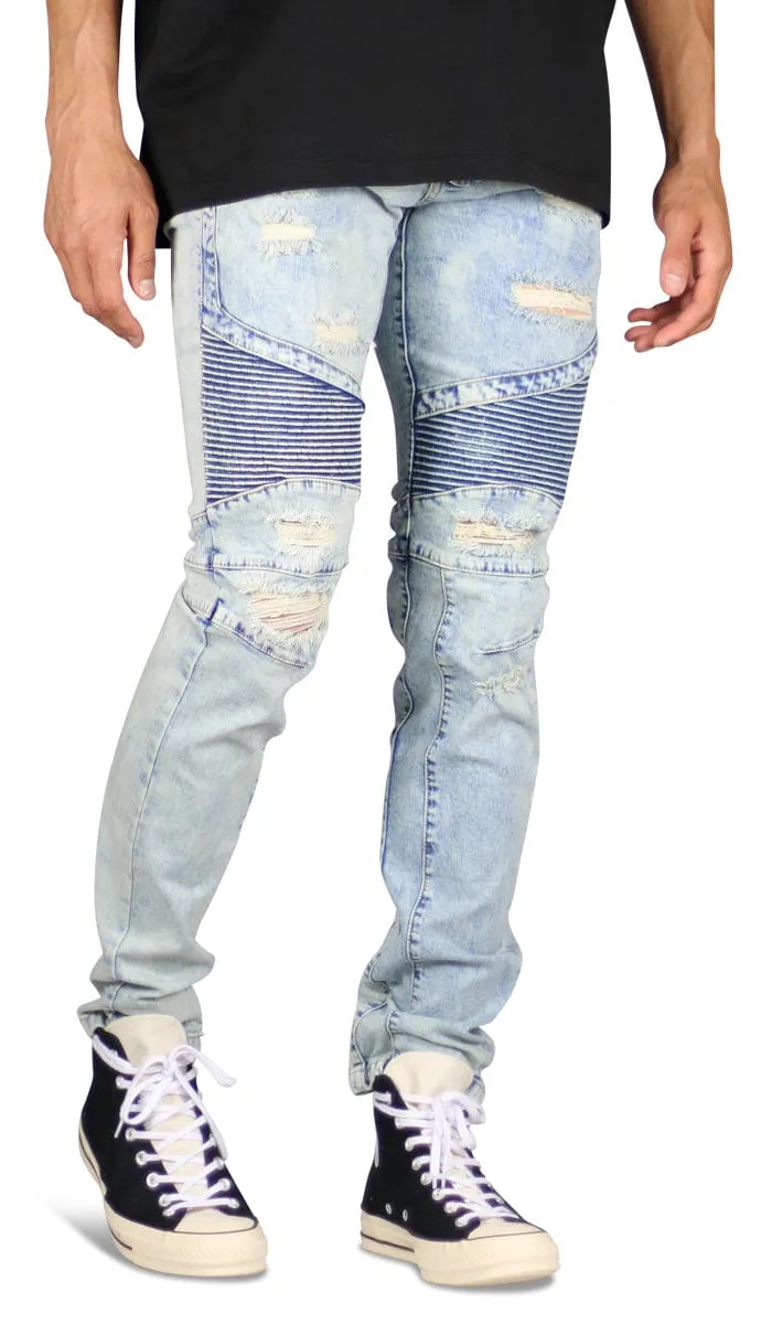 Hyper Blue Ara Biker Jeans sold by Hyper Denim product image thumbnail 5