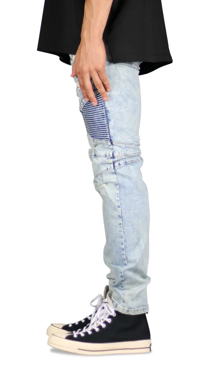 Hyper Blue Ara Biker Jeans sold by Hyper Denim product image thumbnail 4