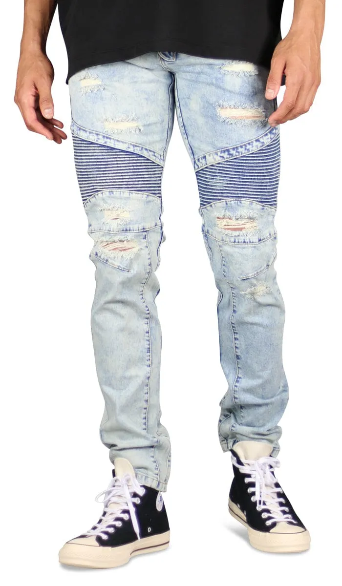 Hyper Blue Ara Biker Jeans sold by Hyper Denim product image thumbnail 2