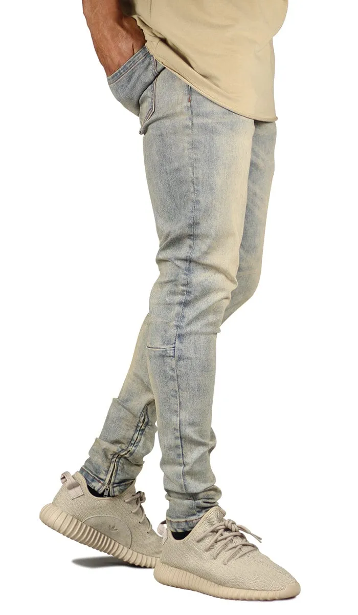Vintage Stack Zipper Jeans sold by Hyper Denim product image thumbnail 4