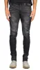 Black Gao Zipper Jeans sold by Hyper Denim