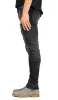 Black Gao Zipper Jeans sold by Hyper Denim
