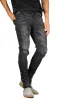 Black Gao Zipper Jeans sold by Hyper Denim