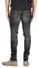 Black Gao Zipper Jeans sold by Hyper Denim