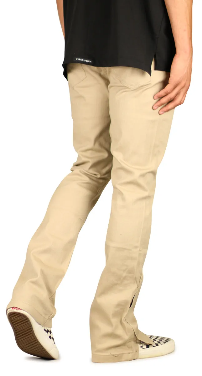 Taupe Flare Pant sold by Hyper Denim product image thumbnail 4