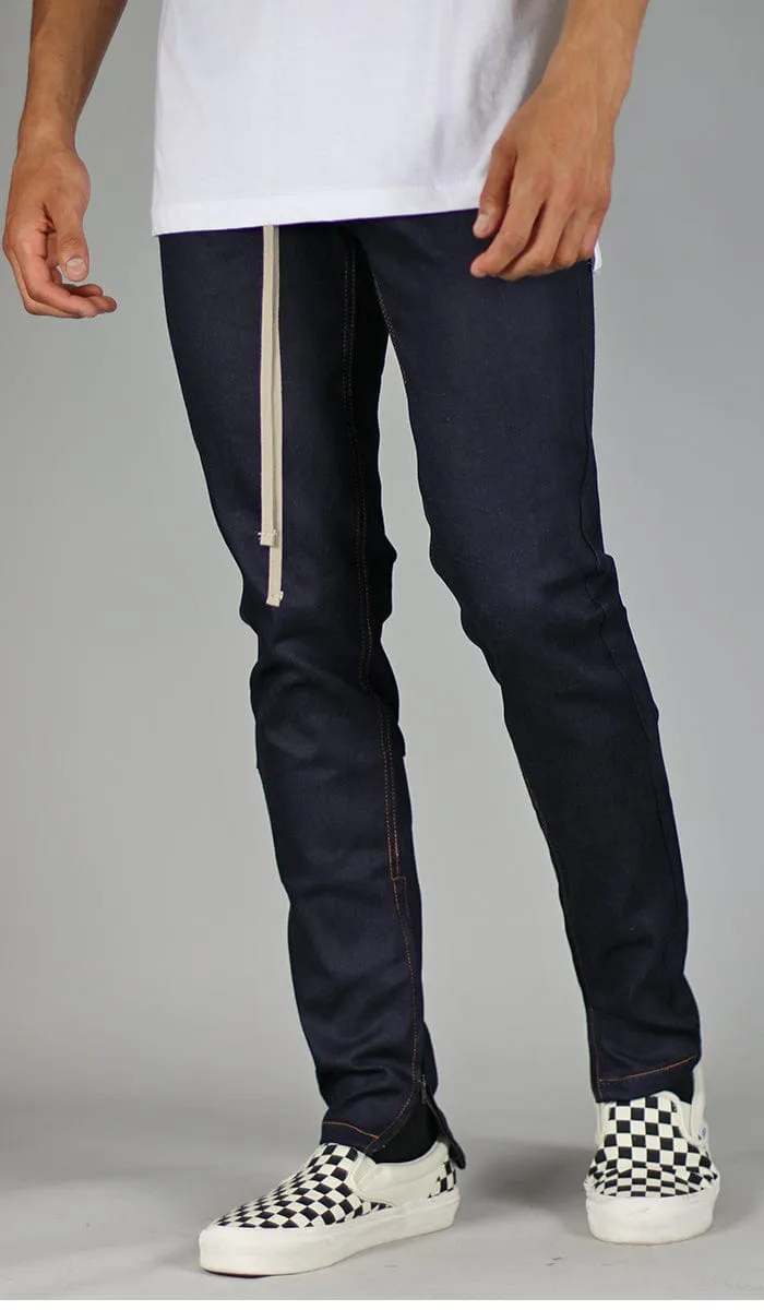 Raw Indigo Stack Zipper Jeans sold by Hyper Denim product image thumbnail 2