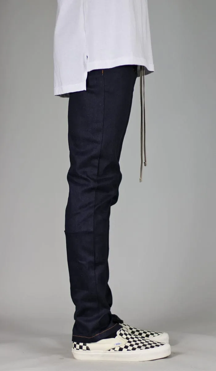 Raw Indigo Stack Zipper Jeans sold by Hyper Denim product image thumbnail 4