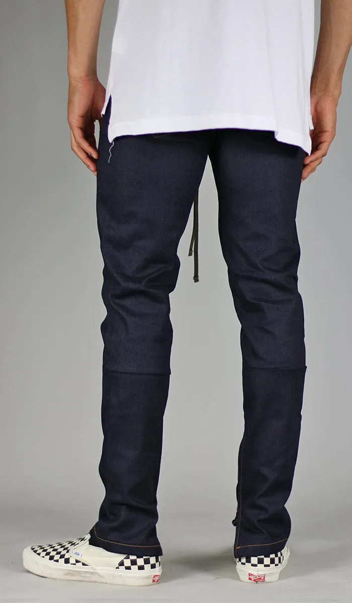 Raw Indigo Stack Zipper Jeans sold by Hyper Denim product image thumbnail 5