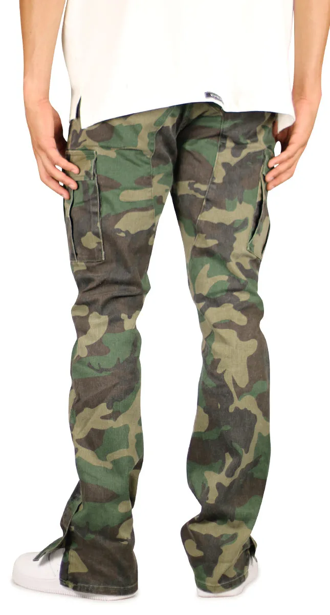 Camo Flare Cargo Pants sold by Hyper Denim product image thumbnail 4