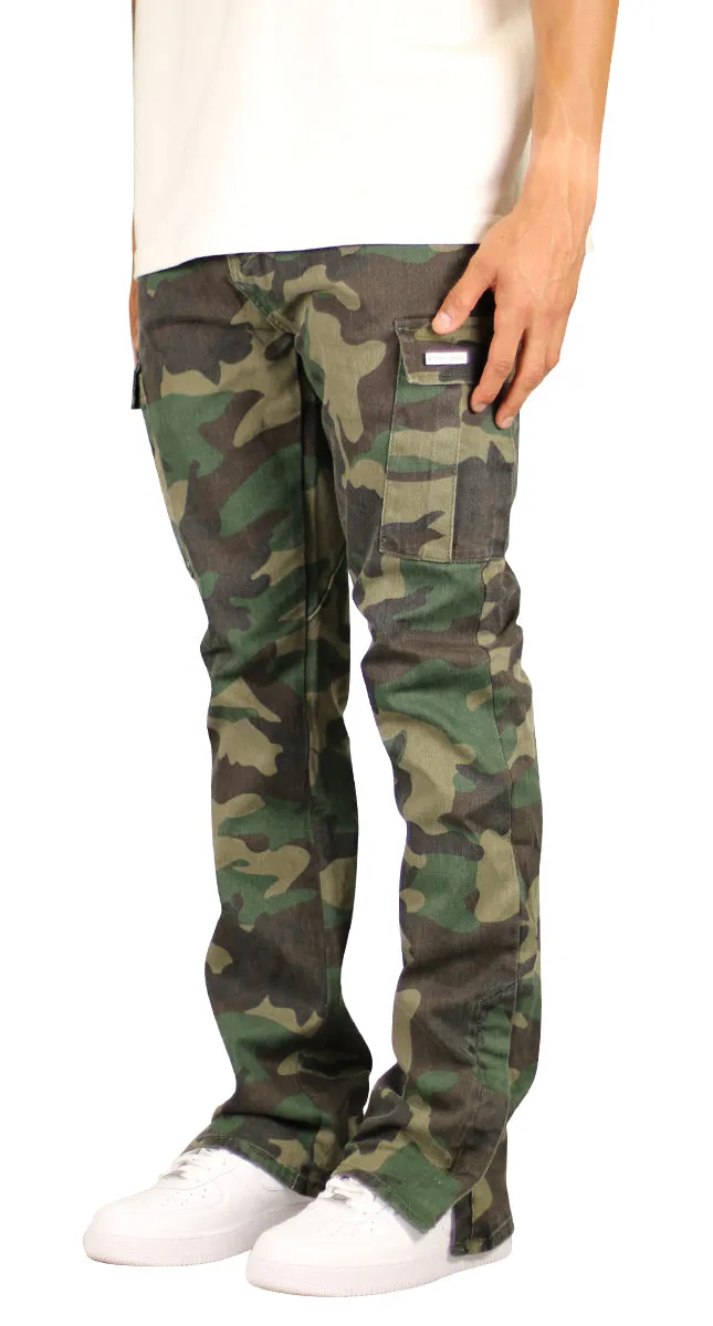 Camo Flare Cargo Pants sold by Hyper Denim product image thumbnail 2