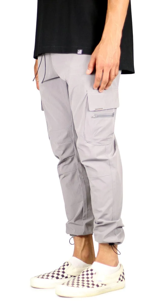 Gray Cool Nylon Cargo Pants sold by Hyper Denim product image thumbnail 3