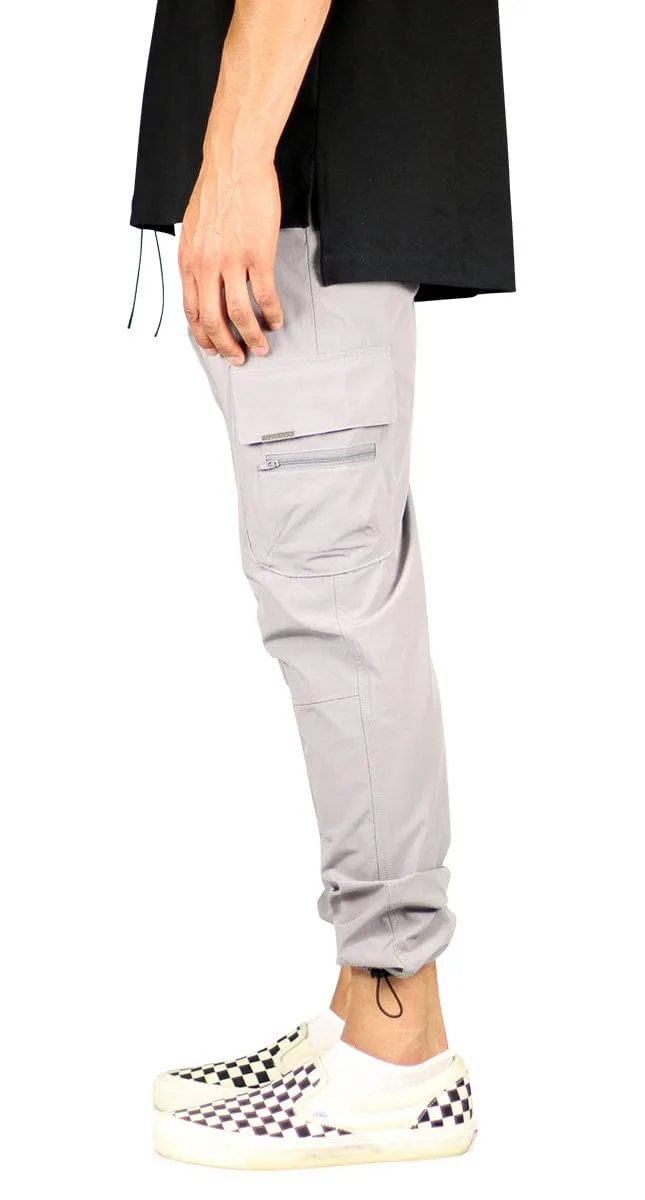 Gray Cool Nylon Cargo Pants sold by Hyper Denim product image thumbnail 4