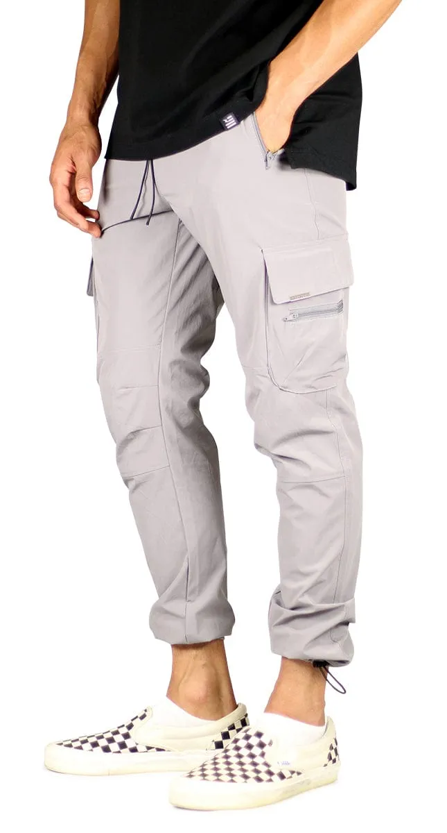 Gray Cool Nylon Cargo Pants sold by Hyper Denim product image thumbnail 5