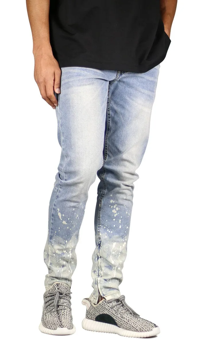 Flame Blue Zipper Jeans sold by Hyper Denim product image thumbnail 5