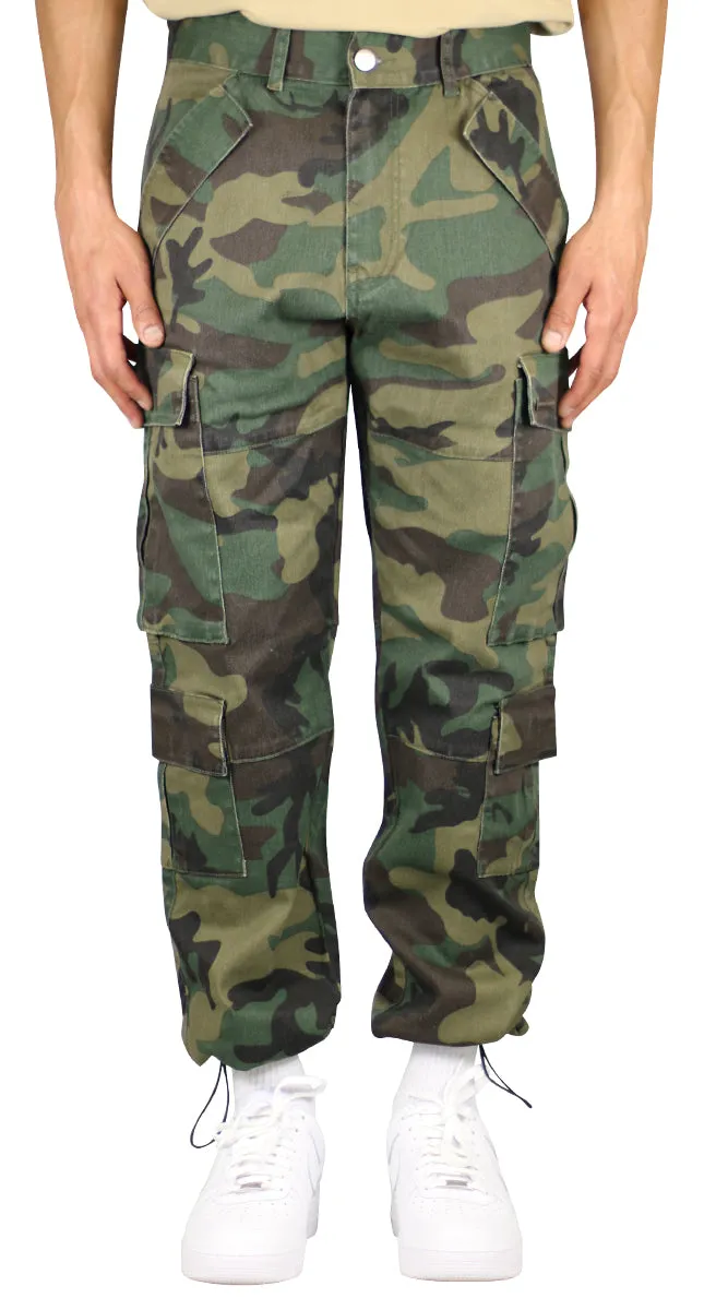 Camo Loose Fit Cargo Pants sold by Hyper Denim product image thumbnail 3