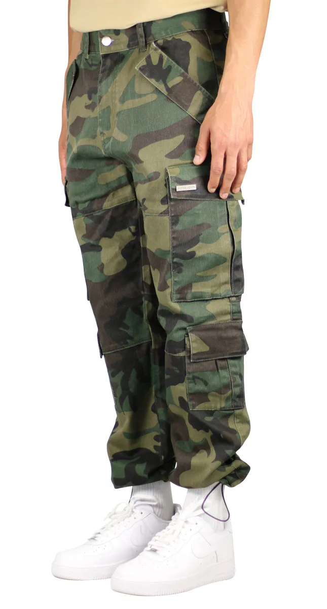 Camo Loose Fit Cargo Pants sold by Hyper Denim product image thumbnail 5