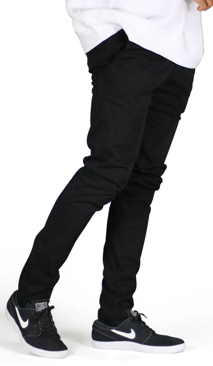 Black Skater Chino Pants sold by Hyper Denim product image thumbnail 5
