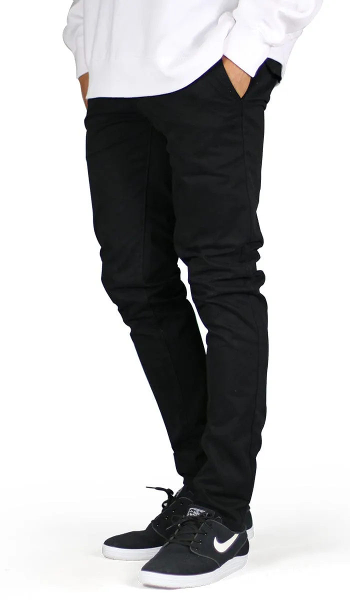 Black Skater Chino Pants sold by Hyper Denim product image thumbnail 4