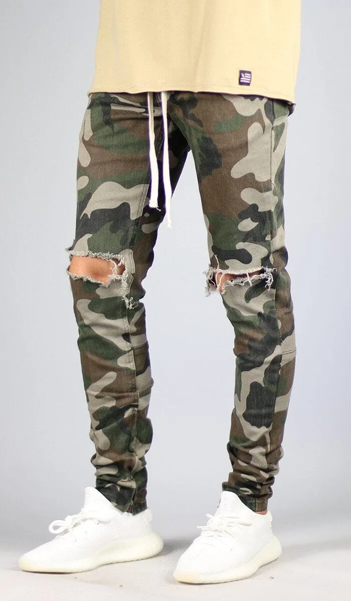 Camo Nate Zipper Pants sold by Hyper Denim product image thumbnail 4