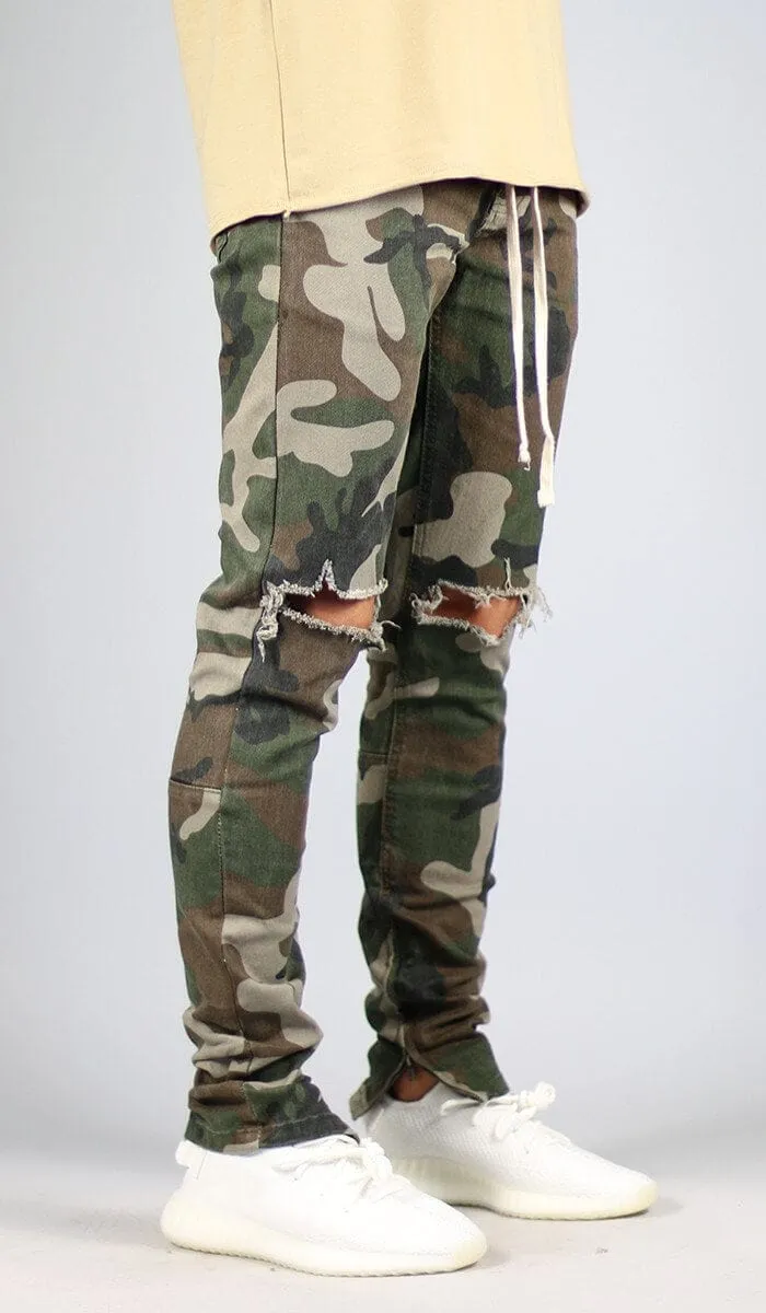 Camo Nate Zipper Pants sold by Hyper Denim product image thumbnail 2