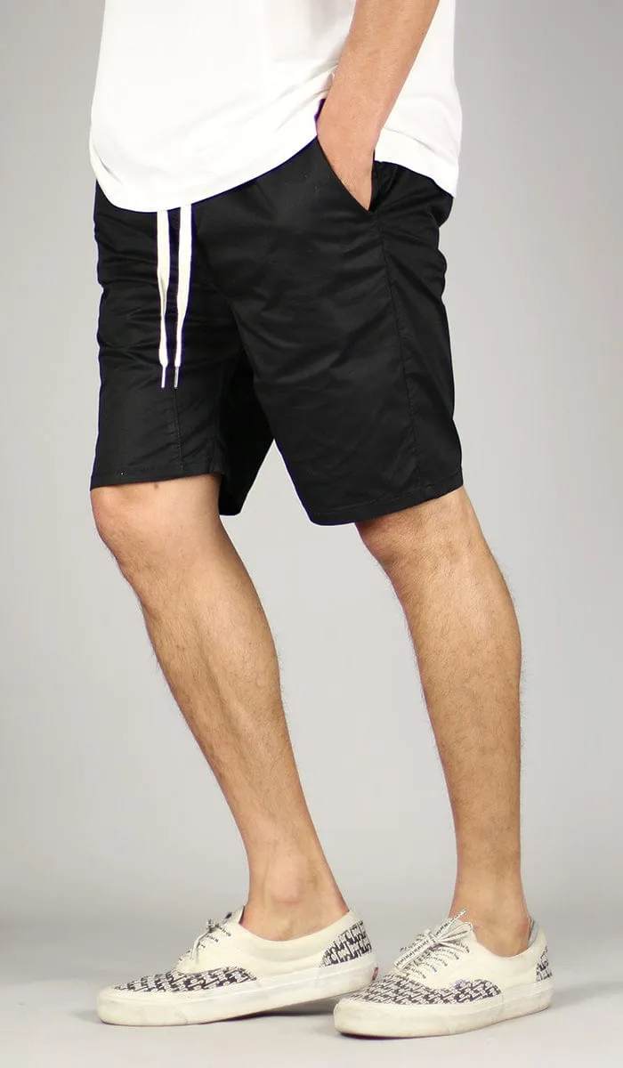 Black Drop Crotch Shorts sold by Hyper Denim product image thumbnail 5