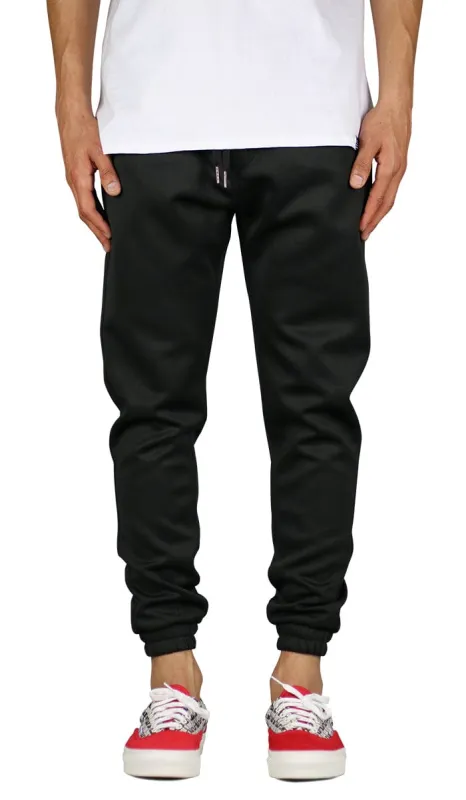 Black Neoprene Jogger sold by Hyper Denim