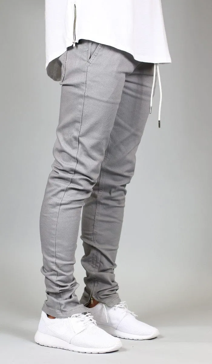 Gray Zipper Pants sold by Hyper Denim product image thumbnail 4