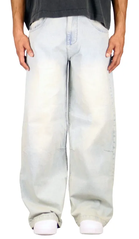 Blue Ultra Baggy Jeans sold by Hyper Denim