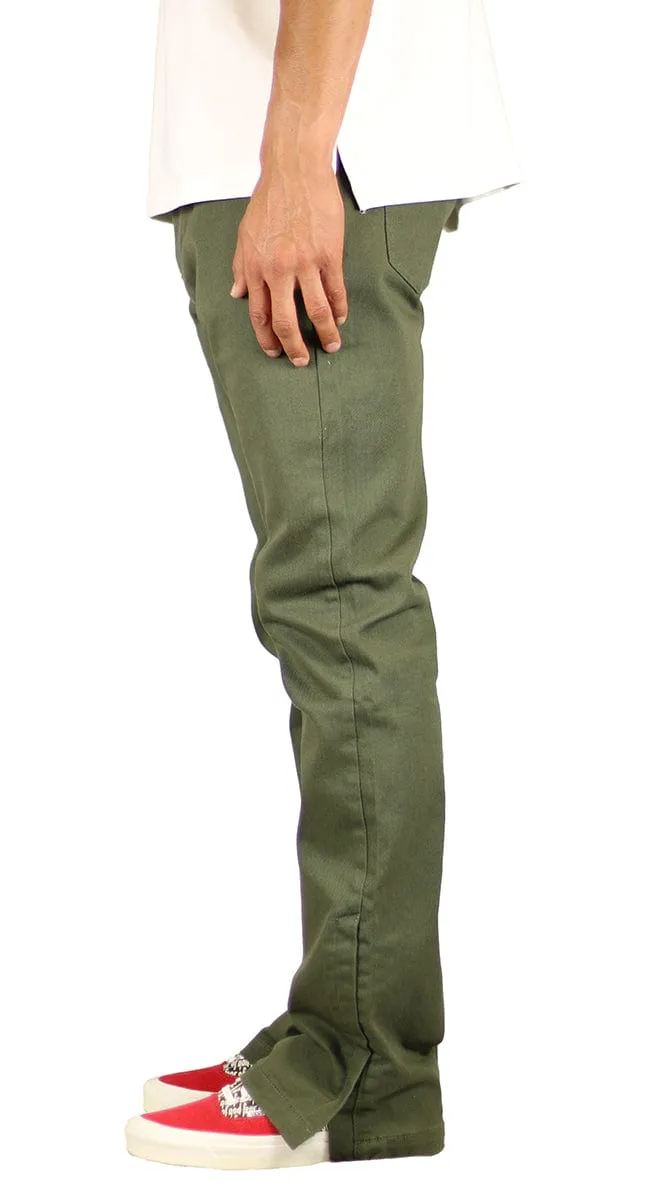 Olive Flare Pants sold by Hyper Denim product image thumbnail 3