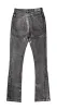 Silver Foil Flare Jeans sold by Hyper Denim