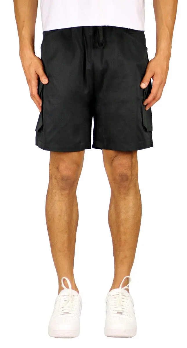 Black CloudFit Baggy Cargo Shorts sold by Hyper Denim