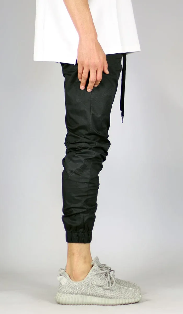 Black Camo Cool Joggers sold by Hyper Denim product image thumbnail 4