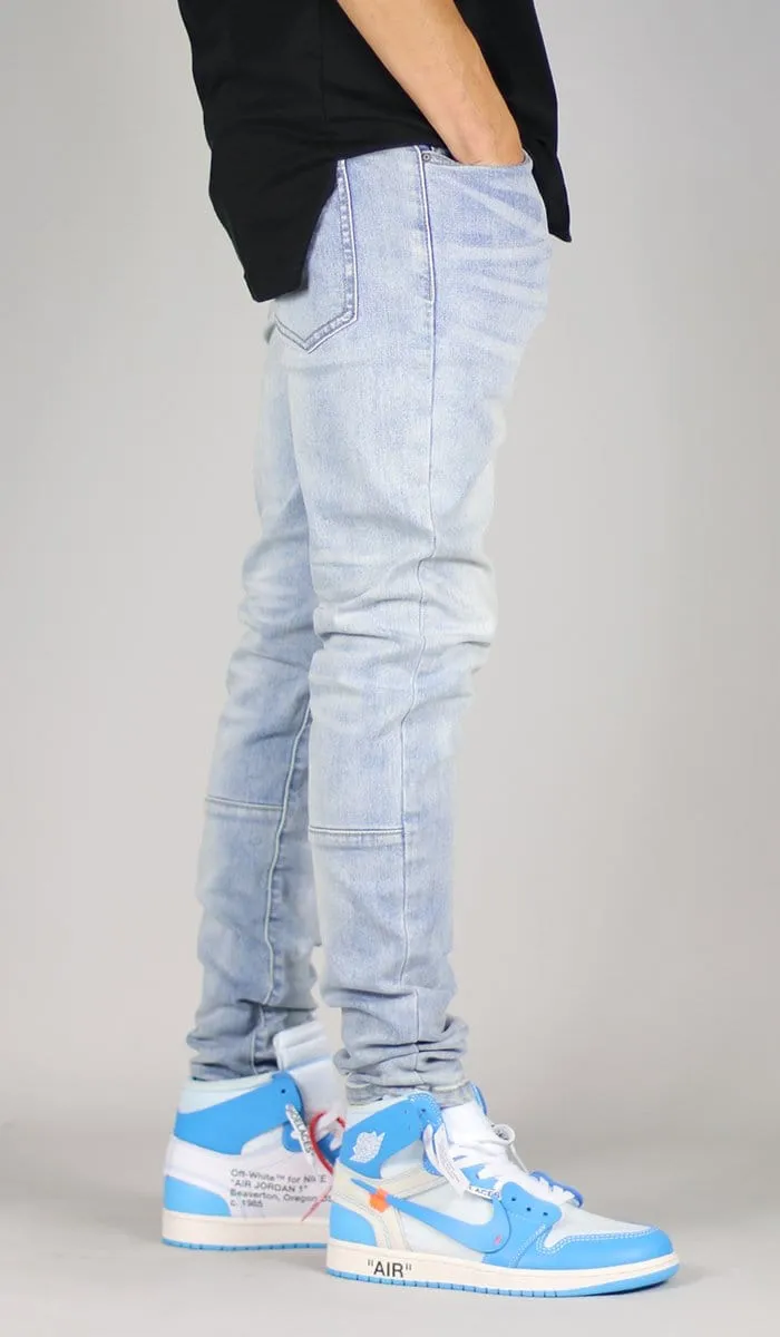 LT. Blue Ian Stack Jeans sold by Hyper Denim product image thumbnail 3