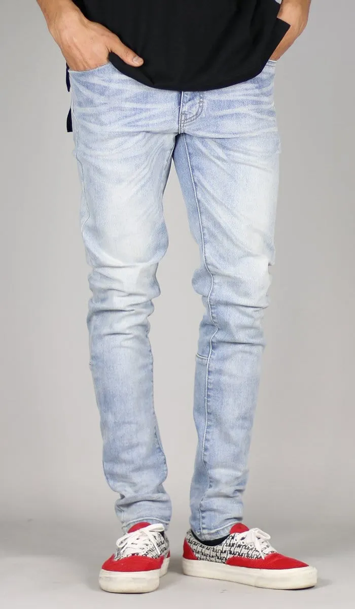 LT. Blue Ian Stack Jeans sold by Hyper Denim product image thumbnail 5