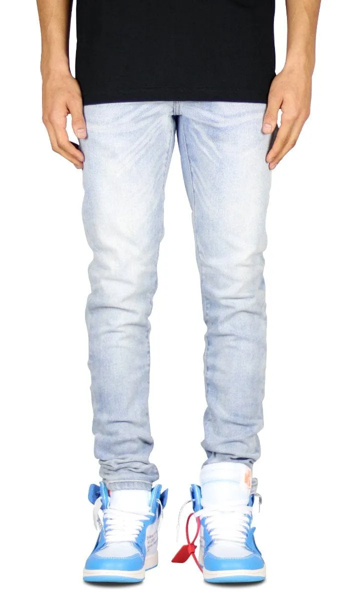 LT. Blue Ian Stack Jeans sold by Hyper Denim