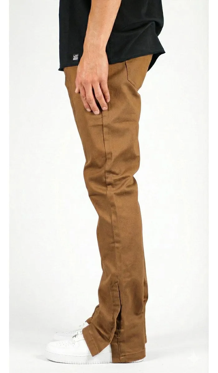 Tobacco Brown Flare Pants sold by Hyper Denim product image thumbnail 3