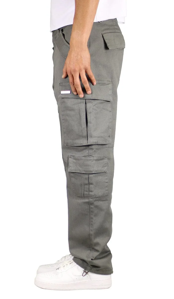 Dark Gray Loose Fit Cargo Pants sold by Hyper Denim product image thumbnail 4